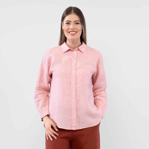 ODILE WEST Camicia rosa
