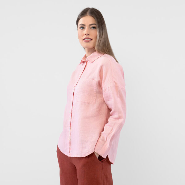 ODILE WEST Camicia rosa - immagine 3