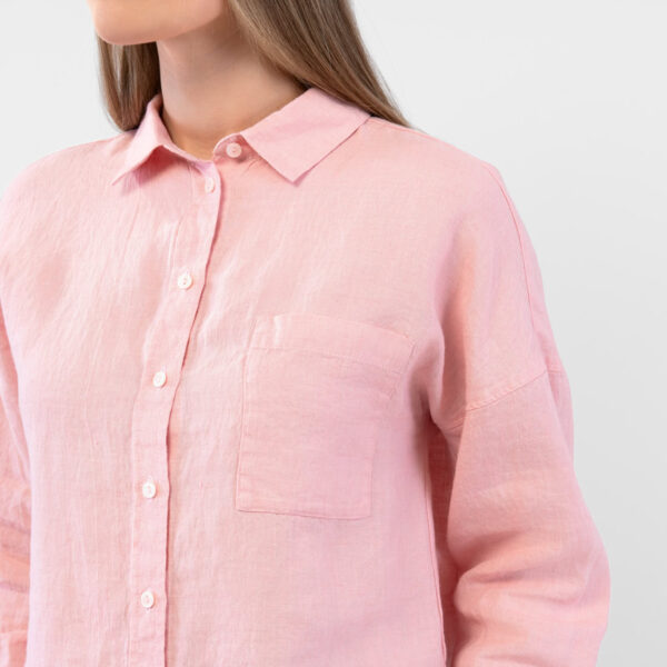 ODILE WEST Camicia rosa - immagine 4
