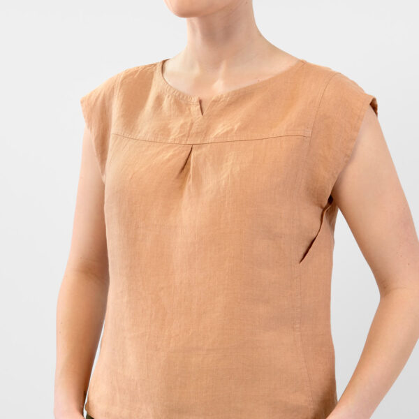 YUTA Blusa marrone - immagine 4