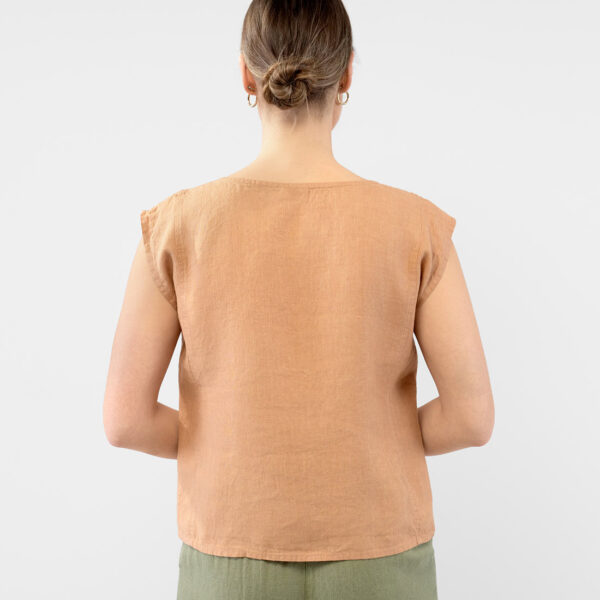 YUTA Blusa marrone - immagine 5