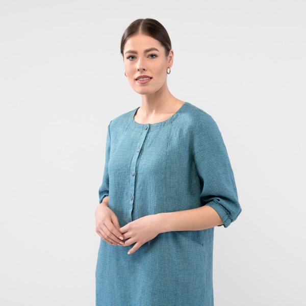 AVA Vestito blu verde - immagine 4