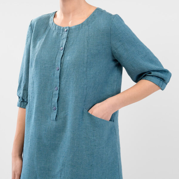 AVA Vestito blu verde - immagine 5