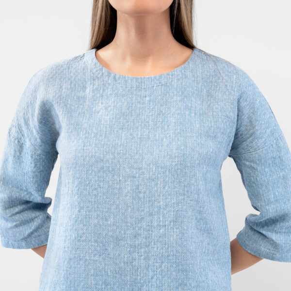 LOGAN Blusa blu - immagine 5