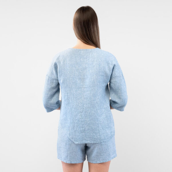 LOGAN Blusa blu - immagine 6