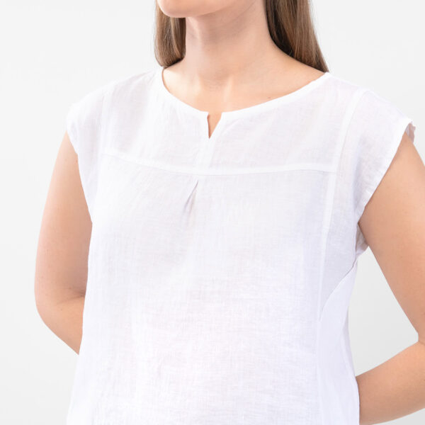 YUTA Blusa bianca - immagine 4