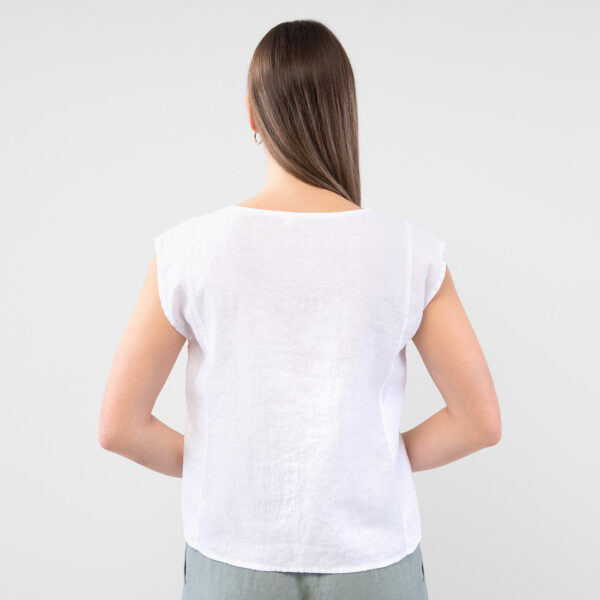 YUTA Blusa bianca - immagine 5