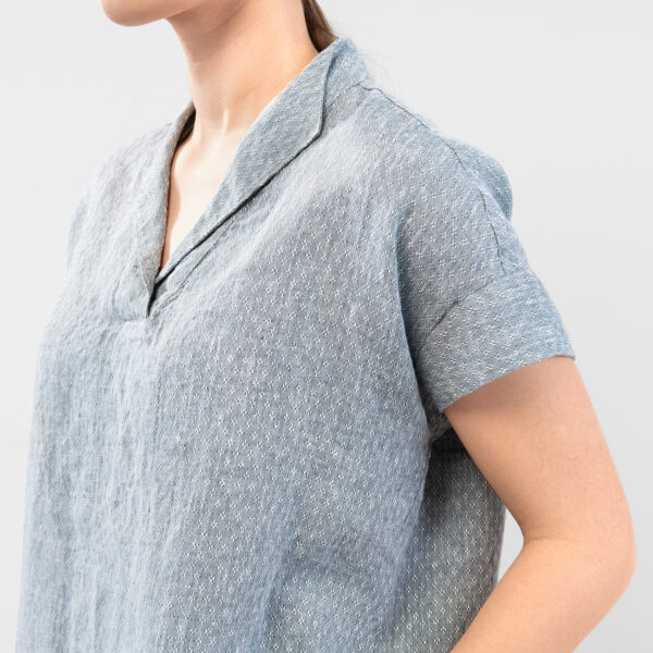 LOGAN BEY Blusa grigia - immagine 4