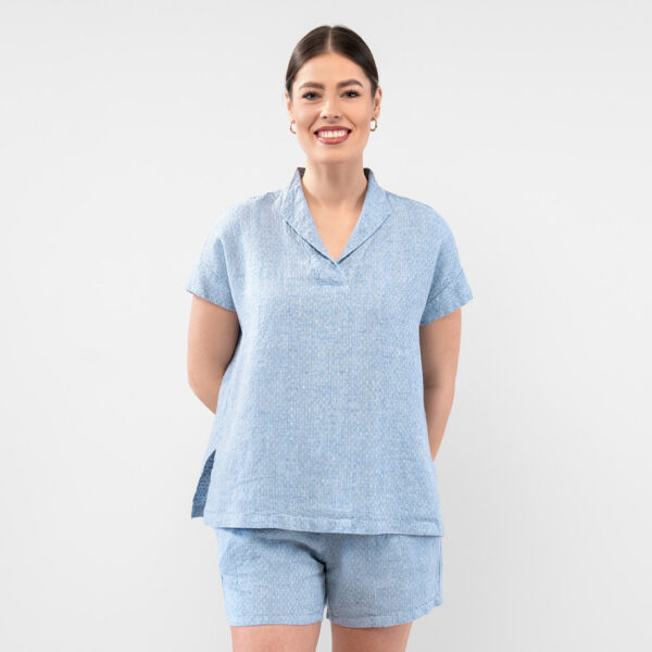 LOGAN BEY Blusa blu