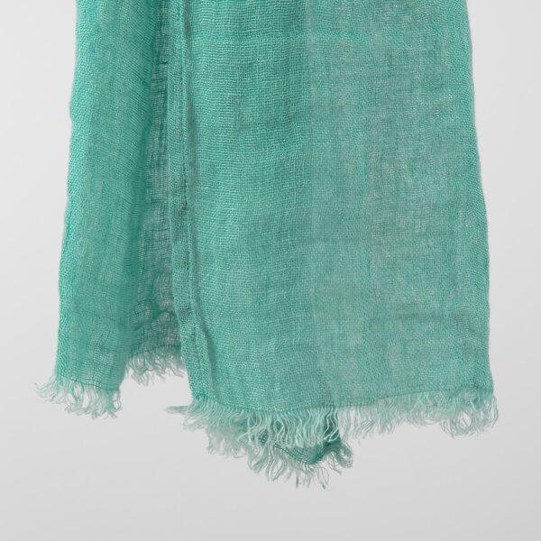 Shawl aquamarine, lightweight