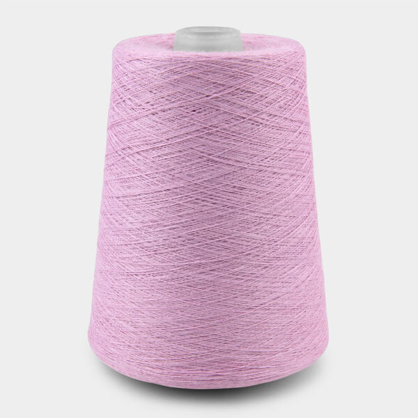 Linen yarn pink lavender