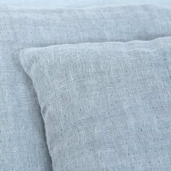 Linen cushion cover light grey