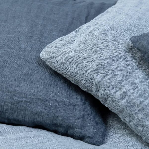 Linen cushion cover light grey