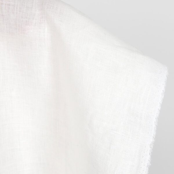 Off-white linen fabric pure linen
